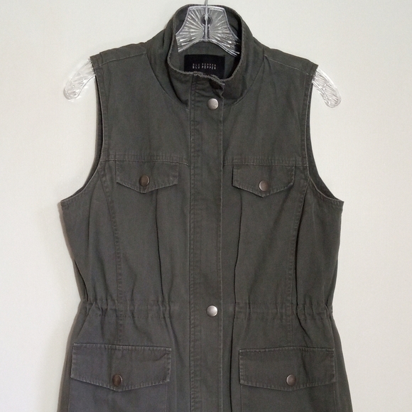 Blu Pepper utility vest with woven Aztec lining GUC - Picture 1 of 8